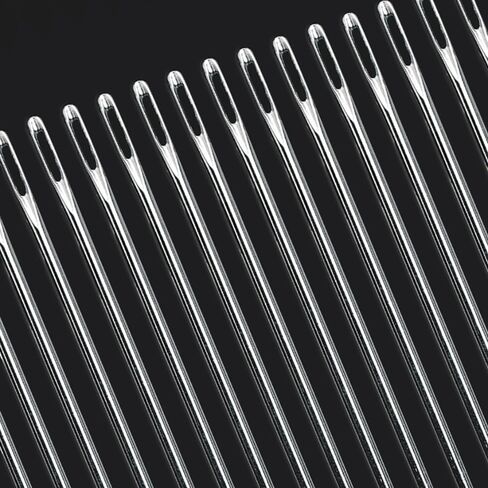 4" Professional Upholstery Needle 10cm length 3mm thickness, Big Eye Hand Sewing Needles for Stitching and Crafting Projects in Kuwait