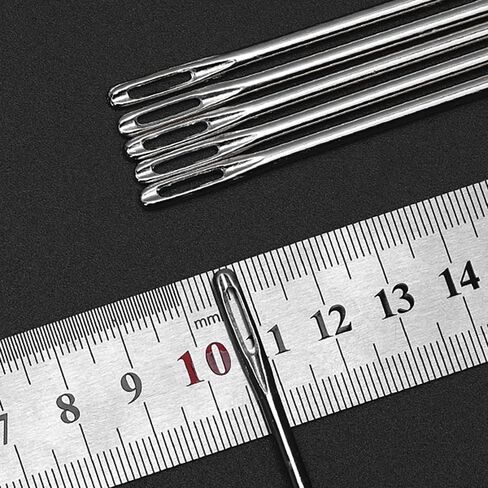 4" Professional Upholstery Needle 10cm length 3mm thickness, Big Eye Hand Sewing Needles for Stitching and Crafting Projects in Kuwait