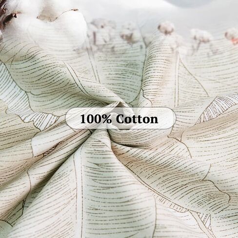 ZonLi Futon Mattress Cover Queen Size for Traditional Japanese Floor Futon Mattress with Zipper,Tatami Floor Sleeping Mat Cover,Super Soft and Machine Washable (64‘’x84‘’, Hand-Drawn Leaf Patterns) in Saudi Arabia