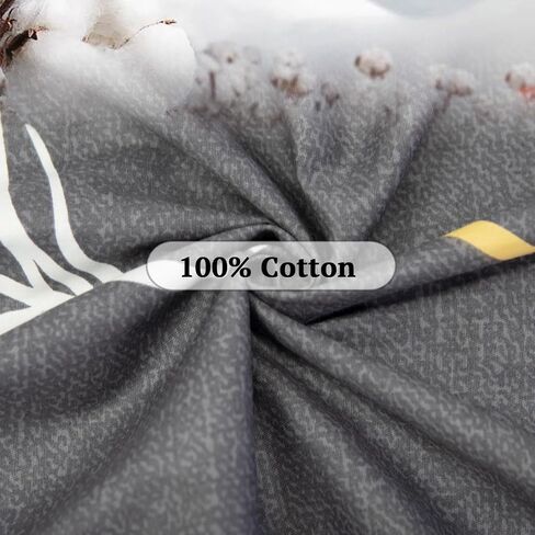 ZonLi Futon Mattress Cover Queen Size for Traditional Japanese Floor Futon Mattress with Zipper,Tatami Floor Sleeping Mat Cover,Super Soft and Machine Washable (64‘’x84‘’, Hand-Drawn Leaf Patterns) in Saudi Arabia