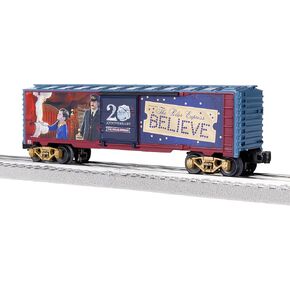 Lionel The Polar Express 20th Anniversary O Gauge Model Train Sound Boxcar with Illuminated Polar Express Ticket