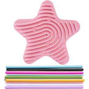 Sensory Activity Board, Sensory Toys for Kids with Autism,ADHD Toys for Calming,Silicone Adult Fidgets for Anxiety and Stress – Includes Portable Travel Bag & 11 Strings