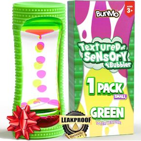 BUNMO Kids Stocking Stuffers - Liquid Motion Bubbler with Sensory Texture - Stocking Stuffers for Kids - Bubble Timer - Liquid Motion Sensory Toys for Calming & Sensory Exploration - Small Purple
