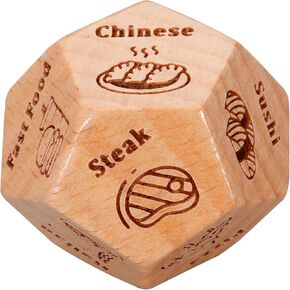 VANLOVEMAC Anniversary Date Night Dice for Women Men Food Dice Exchange Dice Valentines Day Gifts for Him Her Couple Gifts Food Decider Christmas Birthday Gifts for Wife Husband
