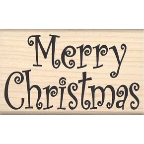 Stamps by Impression Merry Christmas Rubber Stamp ST 0704