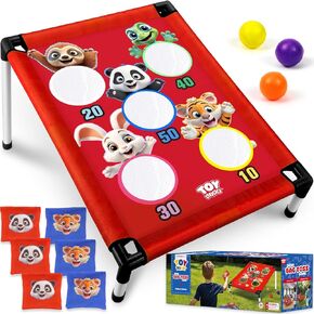 TOY Life Bean Bag Toss Carnival Game, Corn Hole, Outside Toys for Kids Ages 4-8, Kids Toys for Boys 3-5, Easter Outdoor Game for Ages 4-8, Gift for 3 Year Old Boys, Backyard Lawn Birthday Party Games