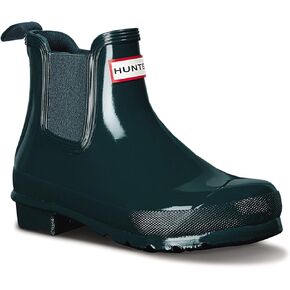 أحذية المطر النسائية Hunter Original Chelsea Gloss Wellies Snow Galoshes
