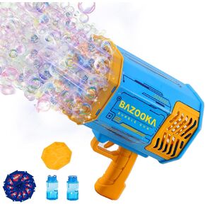 Petrella Bubble Gun Bazooka Bubble Machine Gun Bubbles for Kids TIK Tok Gifts 3 4 5 6 7 8 9 10 11 12 Years Old Bubble Blaster Blower