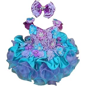 Jenniferwu G188 Infant Toddler Baby Newborn Little Girl's Pageant Party Birthday Dress Size 9-12M