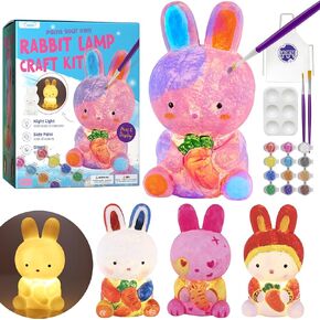 Paint Your Own Cat Lamp Kit, Art Supplies Arts & Crafts Kit, Painting kit for Kids 6-12, Arts and Crafts for Kids Ages 8-12, Toys Girls Boy Birthday Gift Ages 3 4 5 6 7 8 9 10 11 12+