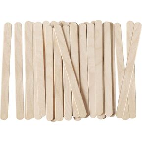 GUSTO [200 Count] 4.5 Inch Wooden Multi-Purpose Popsicle Sticks for Crafts, Ice, Ice Cream, Waxing, and Tongue Depressor Wood Sticks (Formerly Comfy Package)