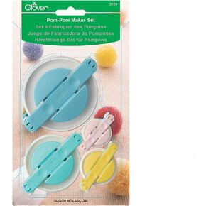Clover Set Pom Maker, Multiple 4 Count, 8.63 x 5 x 1.38