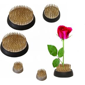 6PCS Flower Frog Holder, Round Flower Arrangement Kenzan,Japanese Pin Frogs for Flowers Fixation and Decoration,HDRELEODY （0.9 Inch, 1.4 Inch, 2.4 Inch)