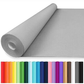 Vanhench Christmas Green Wrapping Paper 17.5" x 760" (63'), Solid Color Art Kraft Craft Paper for Bouquet Flower Crafts Packing Birthday Wrapping Poster Bulletin Board 80GSM 55LB