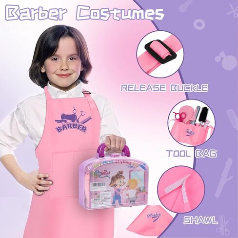Doll Head for Hair Styling Kids, Pretend Play Hair Salon Toys for Girls with Hairdryer Hair Accessories, Princess Birthday Toys Gifts for 3 4 5 6 7 8 Years Old in Saudi Arabia