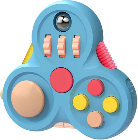 Fidget Toys for Adults,1PCS Fidget Pad Easter Basket Stuffers for Boys Girls,Stress Relief Cube Clicker Controller with Quiet Fidgets,ADHD Autism Fidget Spinner for Office Desk Travel Games in Kuwait