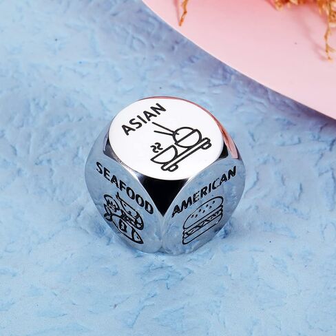 Anniversary Date Night Gifts for Couples Food Decision Dice Valentines Day Gifts for Him Her Christmas Birthday Gifts for Husband Wife Boyfriend Girlfriend Funny Gifts for Men Women Stocking Stuffers in Kuwait