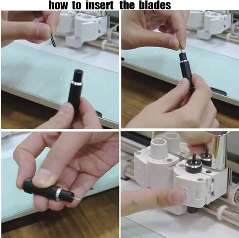5 PCS Premium Fine-Point Blade and Housing Compatible with ExploreAir/Air 2/Air 3/Maker/Maker 3/Expression Cutting Machines for Light to Mid-Weight Materials Like Cardstock, Vinyl, Iron-On & More in Saudi Arabia