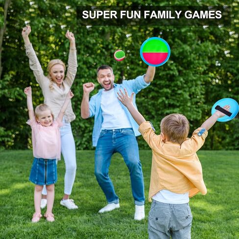 Kids Toys Toss and Catch Game Set - Beach Toys Pool Toys Outdoor Toys for Kids Ages 4-8, Stocking Stuffers for Kids, Beach Games, Yard Games for Kids Adults Family Outside Games in Saudi Arabia