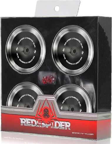 Retro1.9 RC Beadlock Wheel Rim 4PCS Aluminum Wheel Hub 56mm OD Heavy Duty Fit for 1/10 RC Crawler SCX10 Pro TRAXXAS TRX4 TRX6 VS4-10 Gen8(B) in Kuwait