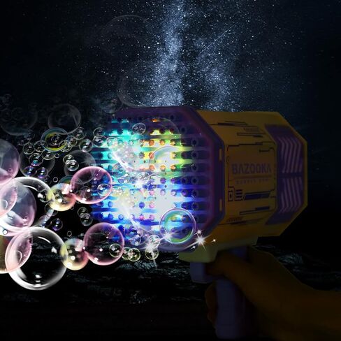 Petrella Bubble Gun Bazooka Bubble Machine Gun Bubbles for Kids TIK Tok Gifts 3 4 5 6 7 8 9 10 11 12 Years Old Bubble Blaster Blower in Saudi Arabia