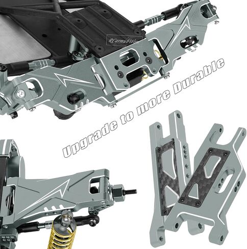 RC Upgrades Part for 1/10 Slash 2WD,Driveshafts,Shock Absorbers &Suspension Arms &Turnbuckles Links&Caster Blocks &Steering Block &Stub Axle Carriers &Shock Towers &Bulkhead,Red in Kuwait