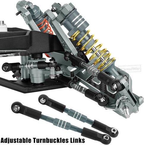RC Upgrades Part for 1/10 Slash 2WD,Driveshafts,Shock Absorbers &Suspension Arms &Turnbuckles Links&Caster Blocks &Steering Block &Stub Axle Carriers &Shock Towers &Bulkhead,Red in Kuwait