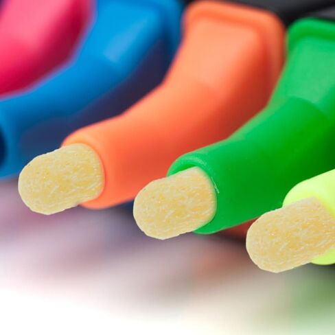 EXCEART Paint Pen Nibs 25pcs Fiber Paint Marker Nibs Replacement Tips 2.25cm Paint Pen Points Tips for Permanent Marker Pens in Saudi Arabia