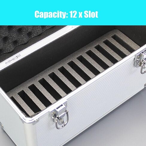 GLOTRENDS B18 18-slot Cell Phone Storage Box, Portable Design for Carrying and Transportation, IP65 Water Resistant, Cell Phone Organizer and Protective Box in Saudi Arabia