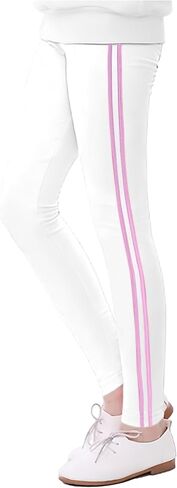 KSK KAISHEK عبوة من قطعتين من السراويل ذات الخطوط الجانبية الكلاسيكية القابلة للتمدد للفتيات من عمر 4 إلى 13 عامًا in Kuwait