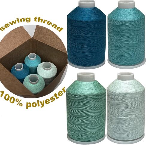 45 بكرة خيوط الخياطة من البوليستر للخياطة اليدوية والآلة إجمالي 4500 ياردة in Kuwait