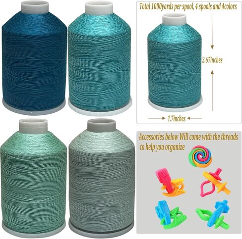 45 بكرة خيوط الخياطة من البوليستر للخياطة اليدوية والآلة إجمالي 4500 ياردة in Kuwait