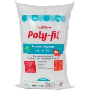 Poly-Fil Premium Polyester Fiber Fill by Fairfield, 50 oz bag