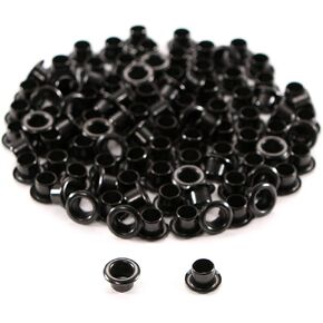 Kydex Holster Eyelets - (#8-9 Length) - (1/4 in. Diameter) - (Black Coated) - (100 Pack) - (USA Made) - Kydex Rivets for DIY Holster and Sheath Making
