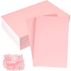 10pcs 4" x 6" Rubber Block Easy to Carve Rubber Stamp Material Versatile Crafting Supplies for DIY Projects Scrapbooking Card Making and Art Designs