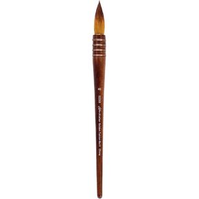 Silver Brush Limited 5225S-60 Silver Atelier Golden Taklon Quill Round Brush, Size 60, Short Handle