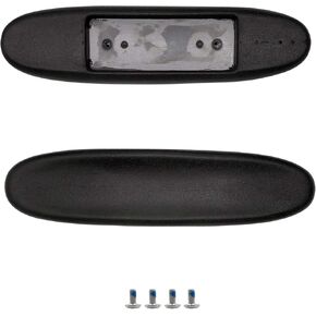 MYFUNSHOP Gaming Chair Replacement Armrest Arm Pads Universal Soft PU Office Chair Replacement Parts(1 Pair) Black