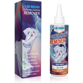 Heat Transfer Vinyl Remover for Fabrics, Vinyl Letter Remover, Powerful Residue Rapid Remover, Quick Results, No Irritating Smell-125 ML