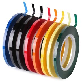 Mr. Pen Whiteboard Tape - 8 Pack Assorted Colors, Thin Dry Erase Board Accessories, Chart & Graphic Tape