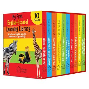 لغتي الإنجليزية الأولى - مكتبة التعلم الإسبانية (Mi Primera English - مكتبة التعلم الإسبانية): مجموعة من 10 كتب باللغة الإنجليزية - الإسبانية (الطبعة الإسبانية)
