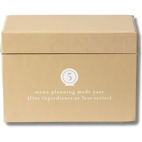 Meal Planner with 72 Recipe Cards (Freezer Menu) - Weekly Menu Planner | Sturdy Recipe Box | 12 Reusable Grocery Shopping Lists | 5 Blank Recipe Cards | Recipe Card Protector | Recipe Ideas