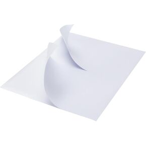 MFLABEL Full Sheet Sticker Labels, Address Labels, White Matte Label Paper, 8-1/2" x 11" Shipping Labels for Laser & Inkjet Printer (500 Labels, 500 Sheets)