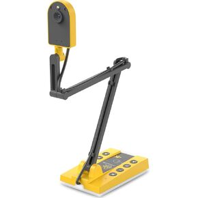 TreasLin Document Camera for Teachers HDMI USB-C 15MP HDIM Document Camera, Remote Learning Classroom Presentations Camera Art Classes Online Teaching with Multi Angle Rotation Adjustment LED Light