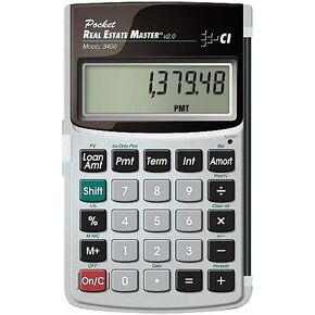 Calculated Industries 3400 Pocket Real Estate Master Financial Calculator