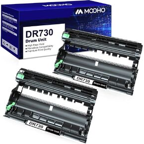 DR-730 Drum Unit Compatible Replacement for Brother DR730 DR 730 Drum for Brother MFC-L2710DW HL-L2350DW HL-L2395DW HL-L2390DW HL-L2370DW DCP-L2550DW MFC-L2750DW Printer (2 Pack,NOT Toner)