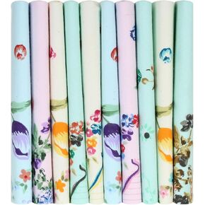 Caruso Italy Women's 100% Pure Cotton Hankerchief | Lady's handkerchief, Soft Hanky | - Pack of 10