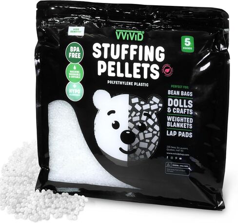 VViViD Eco-Friendly Weighted Stuffing Beads Poly Pellets in Saudi Arabia