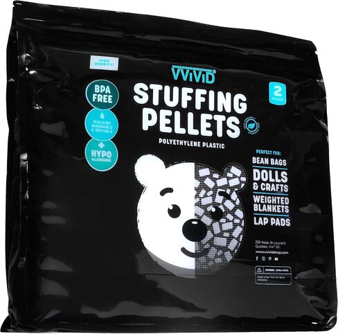 VViViD Eco-Friendly Weighted Stuffing Beads Poly Pellets in Saudi Arabia