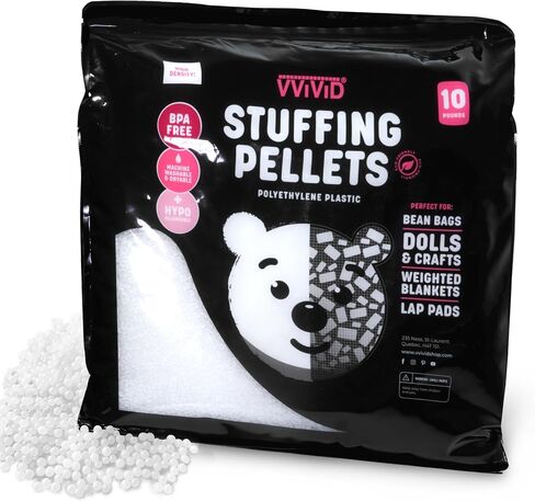 VViViD Eco-Friendly Weighted Stuffing Beads Poly Pellets in Saudi Arabia