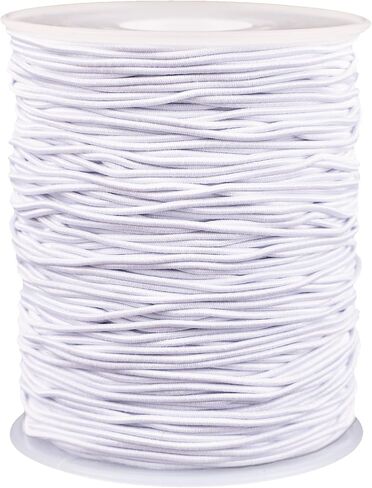 joycraft Elastic Cords, Metallic Stretch Cords, Gold Elastic String, 1mm x 110Yards Elastic Cords Ribbon for Craft Gift Wrapping Christmas Jewelry Making in Saudi Arabia